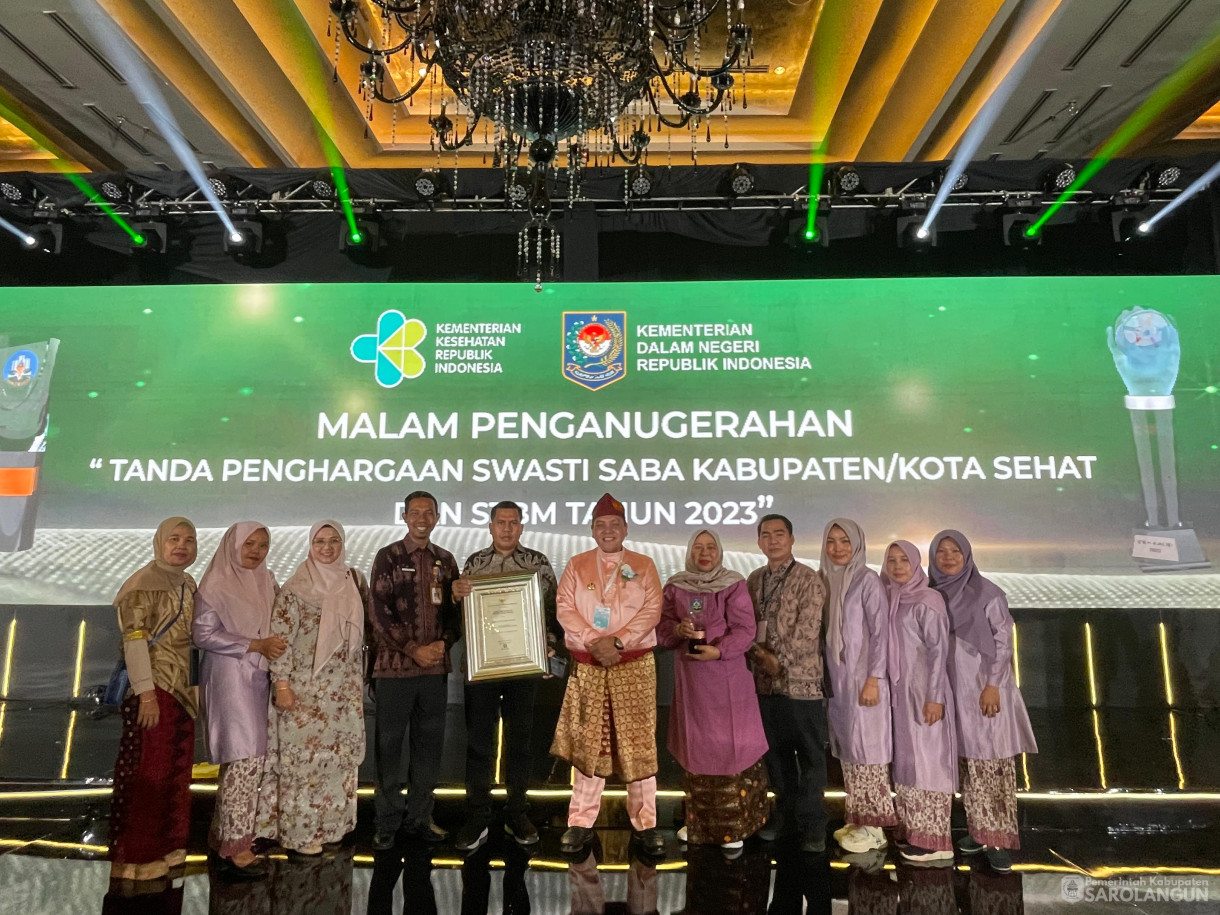 28 November 2023 - Penganugerahan Kabupaten atau Kota Sehat Atau Swasti Saba dan Sanitasi Total Berbasis Masyarakat Tahun 2023 Di Grand Ballroom Hotel Kempinski Grand Indonesia West Mall Jakarta