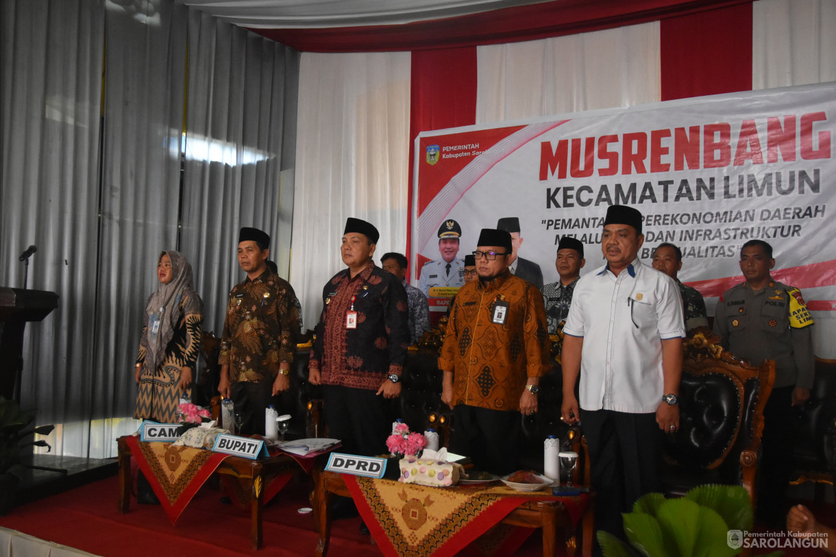 1 Februari 2024 - Musrenbang Kecamatan Limun Di Kantor Camat Limun