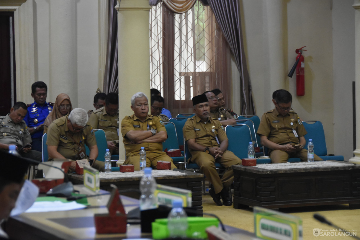 20 November 2023&nbsp; - Penjabat Bupati Sarolangun Menghadiri Rapat Paripurna Tahap I Tingkat I di Gedung DPRD Sarolangun