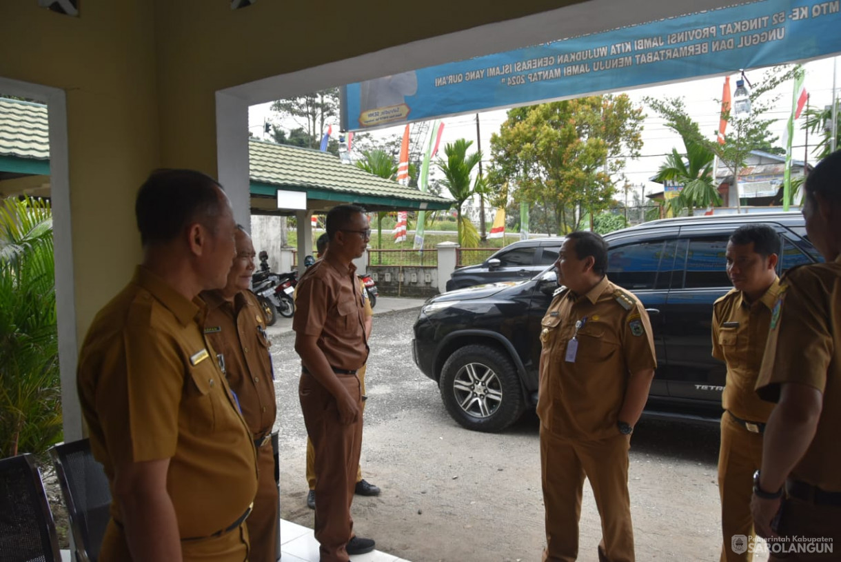 5 September 2023 - Penjabat Bupati Sarolangun Dr. Ir. Bachril Bakri, M.App.Sc Meninjau Kantor Dinas PTSP Sarolangun