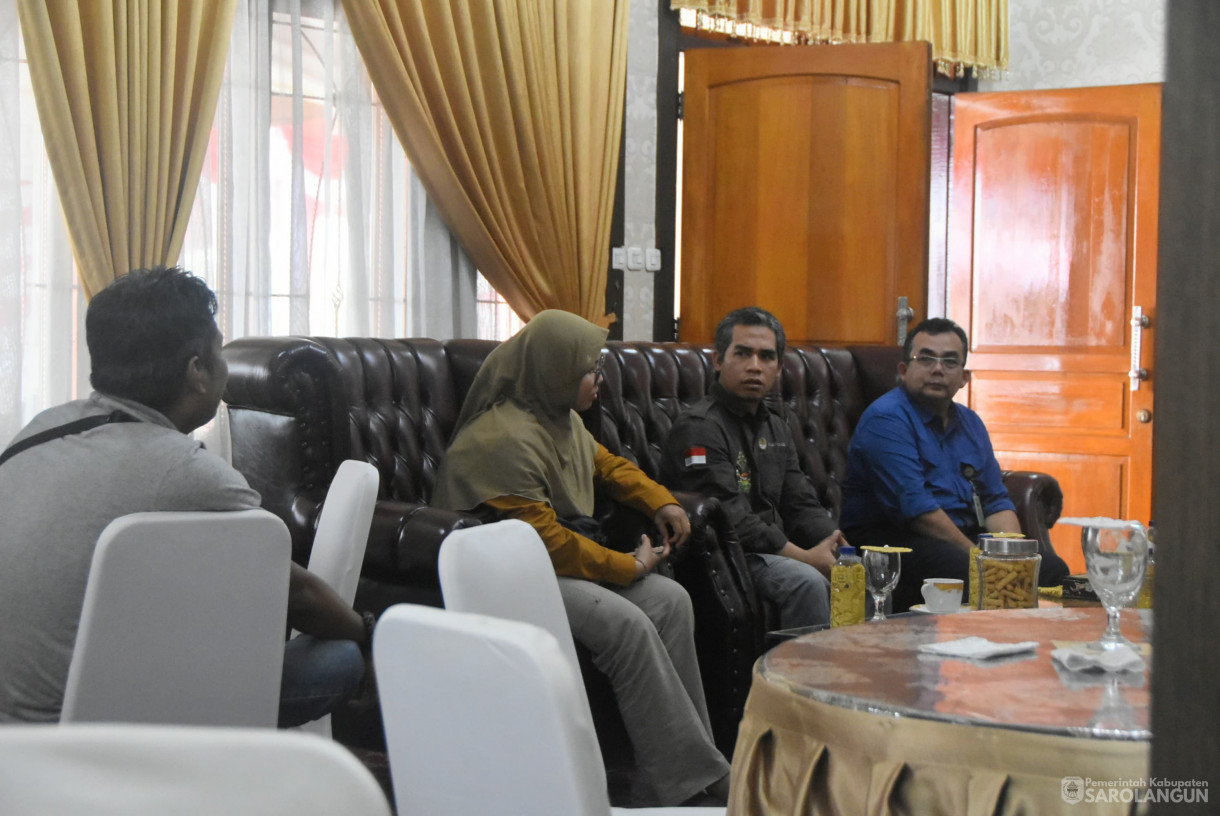 15 Agustus 2024 -&nbsp;Audiensi Dengan Kepala Taman Bukit 12, Bertempat di Rumah Dinas Bupati Sarolangun