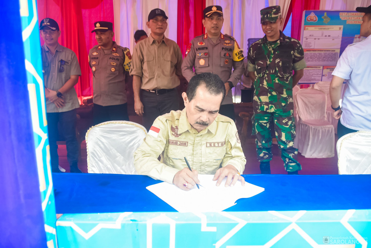 29 Maret 2025 -&nbsp;Peninjauan Pos Pengamanan Hari Raya Idul Fitri Tahun 2025 di Kabupaten Sarolangun