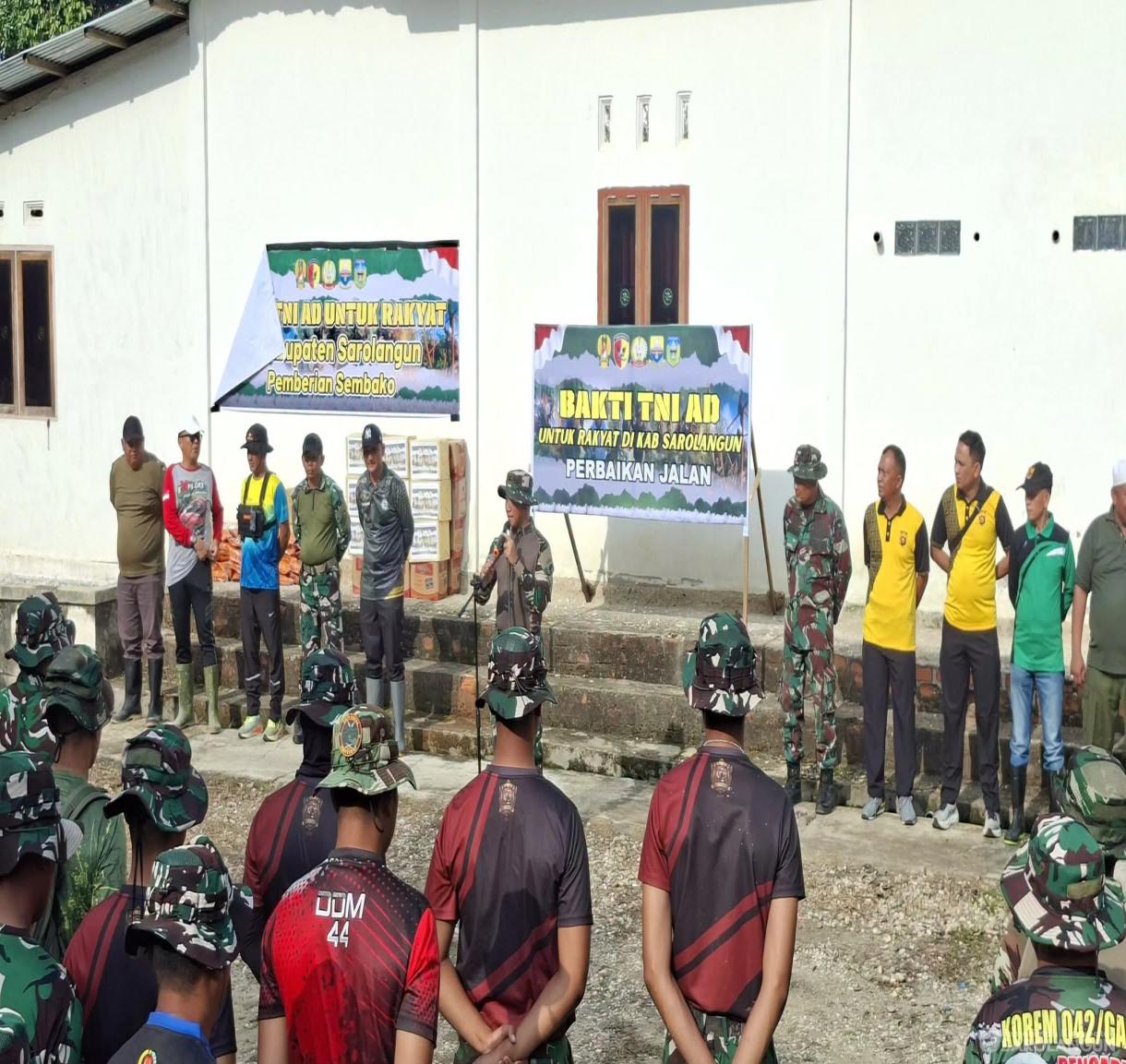18 Juli 2026 Gotong Royong Perbaikan Jalan Karya Bakti Skala Besar di Desa Teluk Rendah, Kecamatan Cermin Nan Gedang