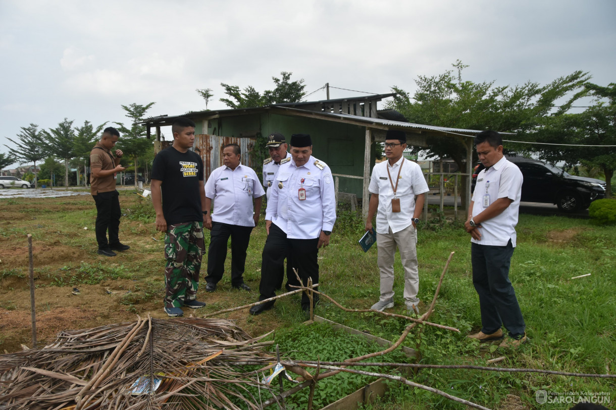 31 Januari 2024 - Meninjau Lahan Pertanian Di Kompi Senapan A Kecamatan Pelawan