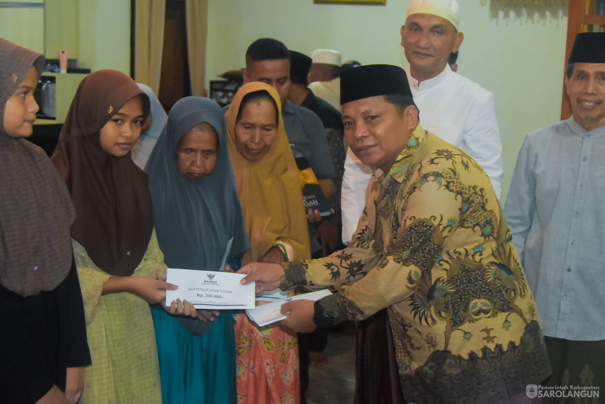 25 Maret 2025 -&nbsp;Buka Bersama Di Kediaman Anggota DPRD Dapil IV Bapak H. Tabroni, Dilanjutkan Safari Ramadhan di Masjid Al Muhajirin Desa Pekan Gedang Kecamatan Batang Asai