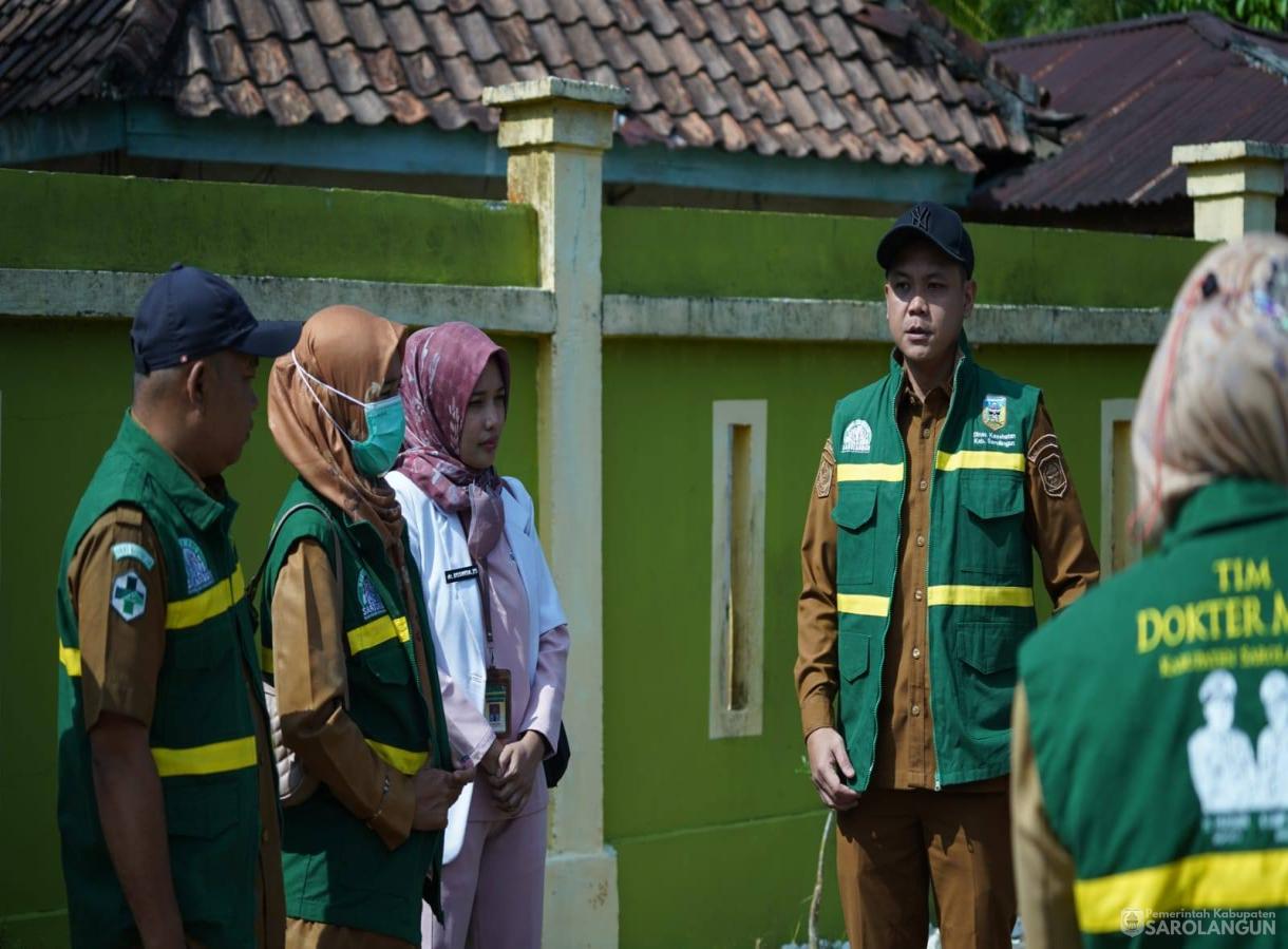 25 Mei 2026 Wakil Bupati Sarolangun melakukan Kegiatan Monitoring Program Dokter Maju di Desa Sungai Rotan Kecamatan Mandiangin