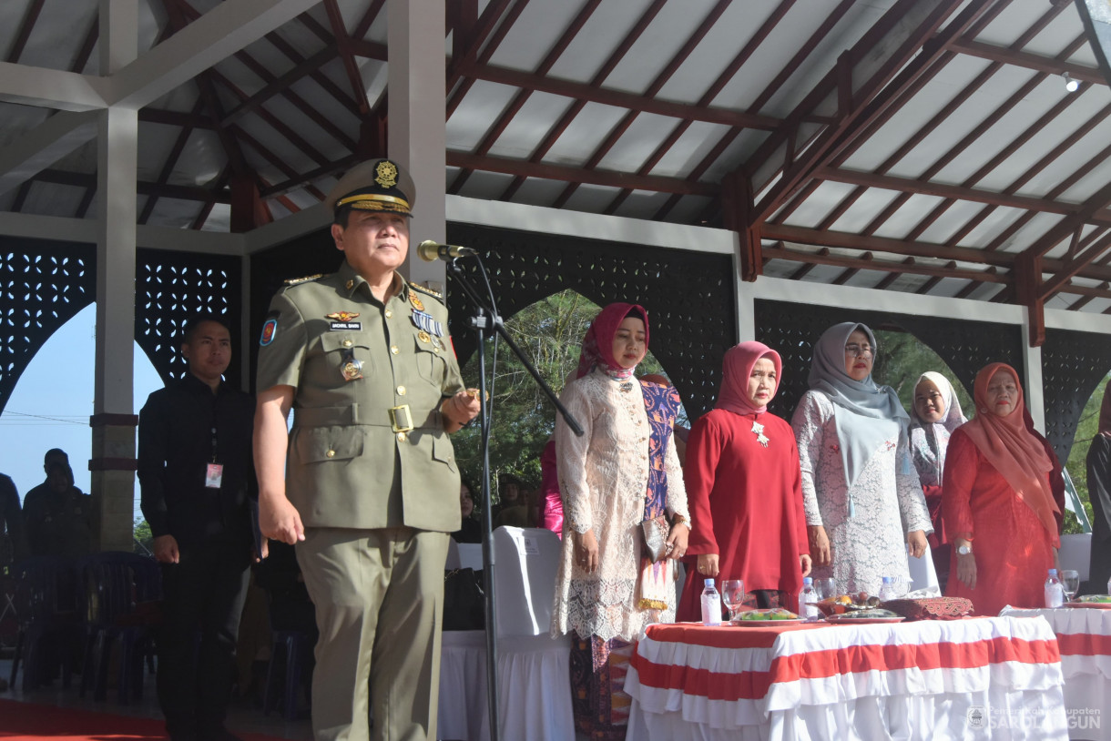 30 April 2024 - Upacara Peringatan Hari Ulang Tahun Satpol PP Ke 74 Dan Satlinmas Ke 62 Di Lapangan Gunung Kembang Sarolangun