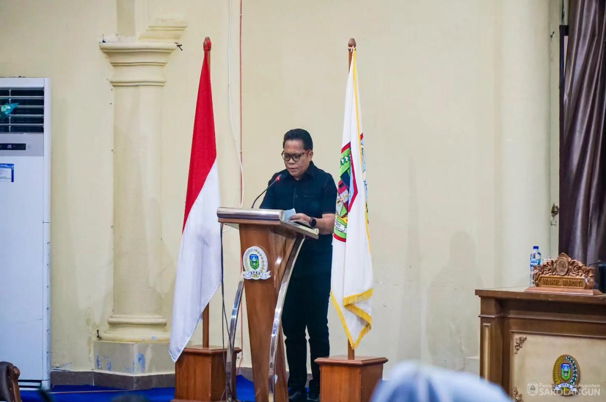 3 Agustus 2026 Rapat Paripurna Tingkat I Tahap II di Gedung DPRD Kabupaten Sarolangun dan Rapat Paripurna Laporan Pansus II dan Pansus III DPRD Kabupaten Sarolangun Terhadap PAD dan Aset Kabupaten Sarolangun