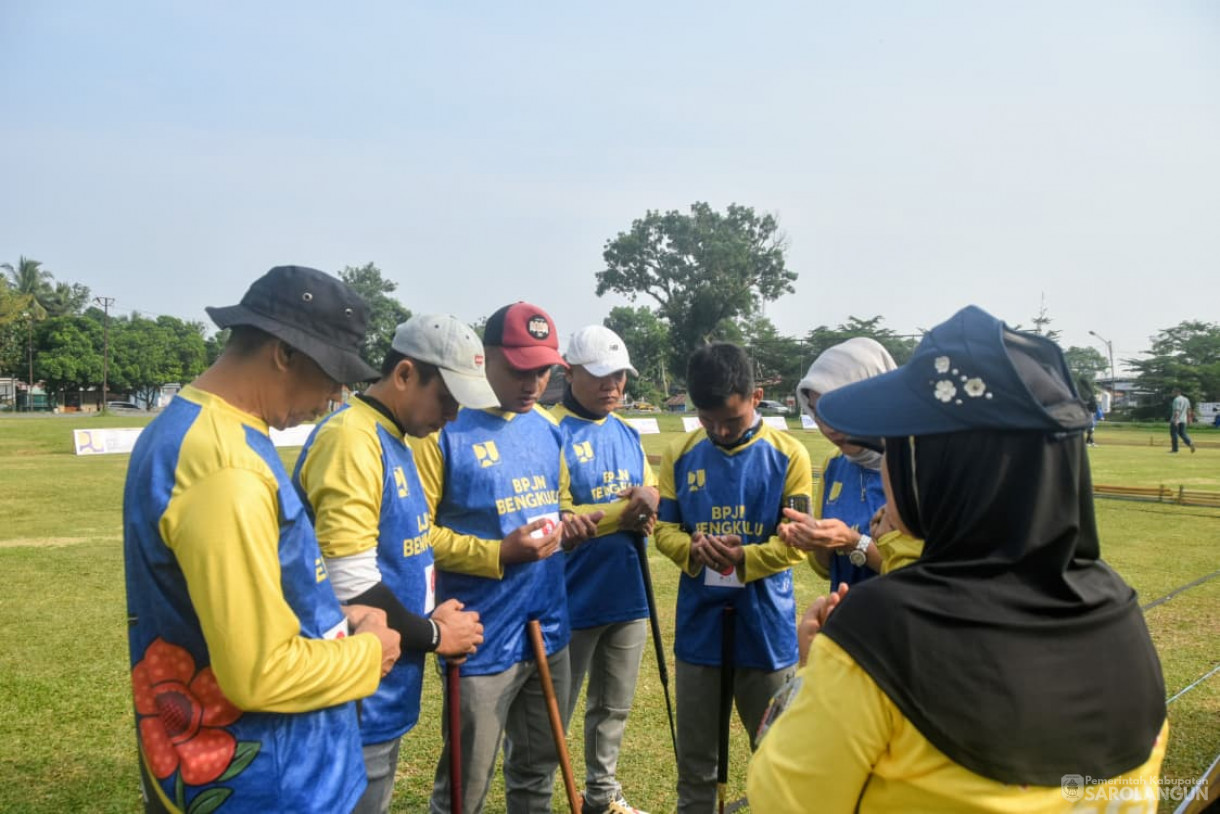 26 September 2025&nbsp; Open Tournament Gateball Dandim 0420 Sarko Sarolangun Tahun 2025 di Laman Basamo
