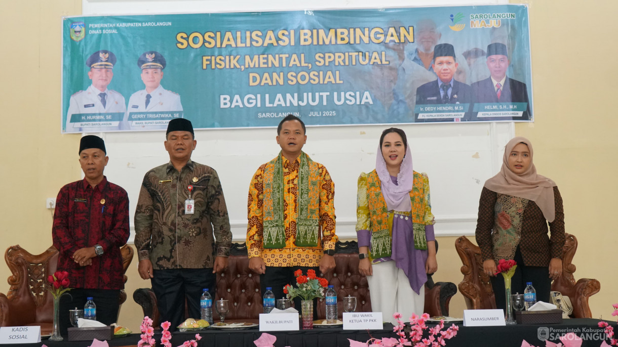 24 Juli 2025 - Kegiatan Sosialisasi Bimbingan Fisik,Mental,Spritiual Sosial Bagi Lansia Yang bertempat di Saunk Bang Radja Sukasari Sarolangun