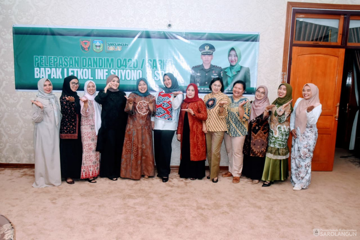 28 Agustus 2025 pelepasan Dandim 0420 Sarko Letkol Inf Suyono S.Sos di Rumah Dinas Bupati Sarolangun