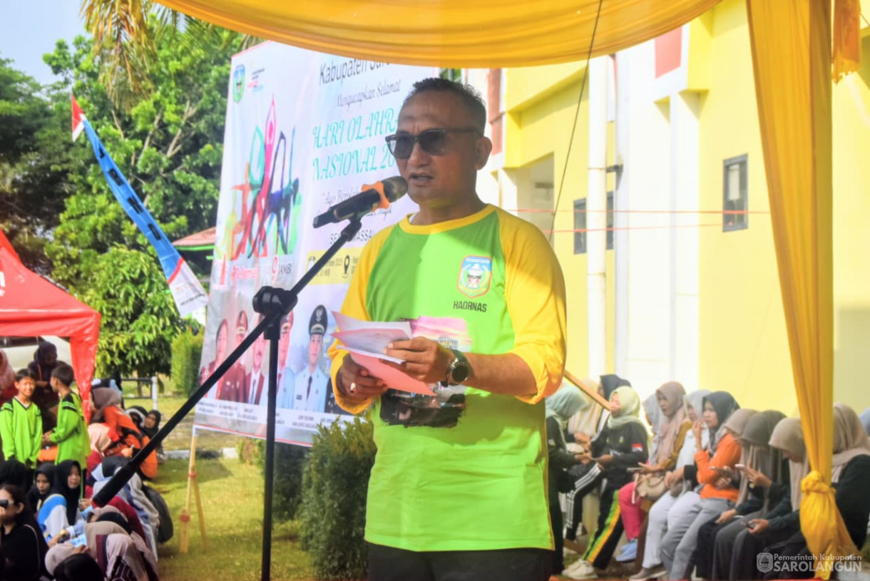 9 September 2025&nbsp; Senam Massal Dalam Rangka Memperingati Hari Olahraga Nasional Tahun 2025 di Sarolangun Sport Center