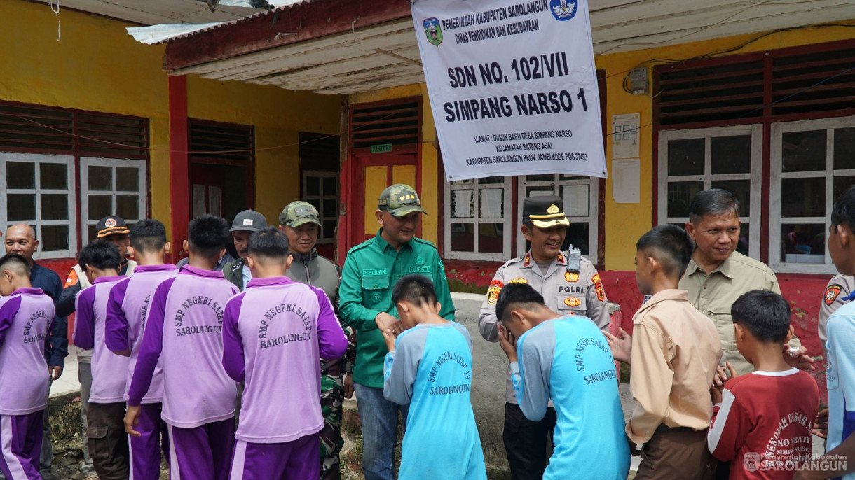 9 Mei 2026 Peninjauan di SDN No.102 VII Simpang Narso 1 Kecamatan Batang Asai
