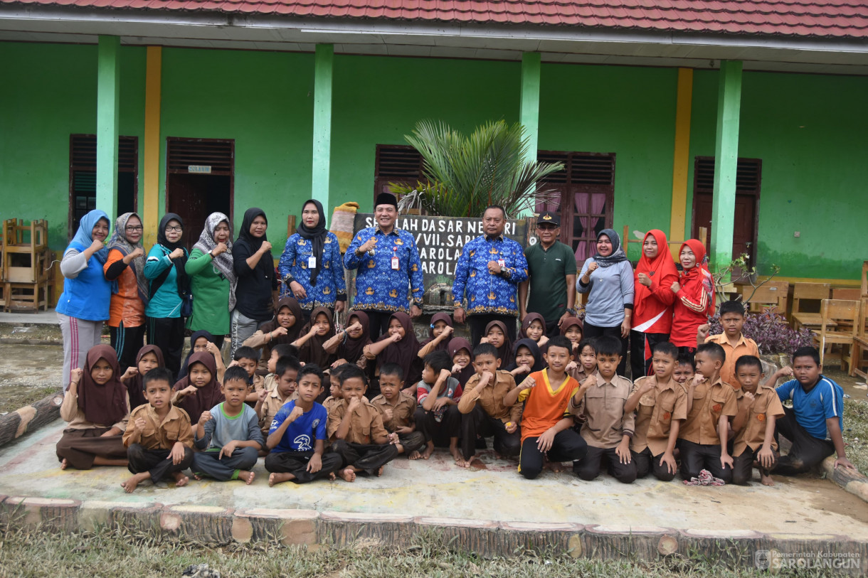 17 Januari 2024 - Meninjau Kondisi Sekolah Pasca Banjir Di Kecamatan Sarolangun