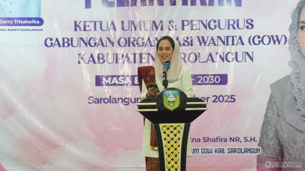 8 Desember 2025 Pelantikan Pengurus GOW 2025 sd 2030