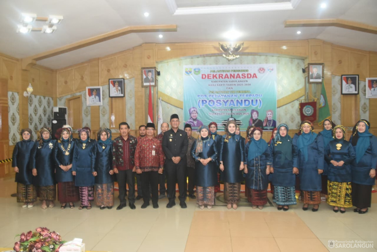 13 Agustus 2025 -&nbsp;Pelantikan Pengurus Dekranasda Kabupaten Sarolangun dan Tim Pembina Posyandu Kabupaten Sarolangun