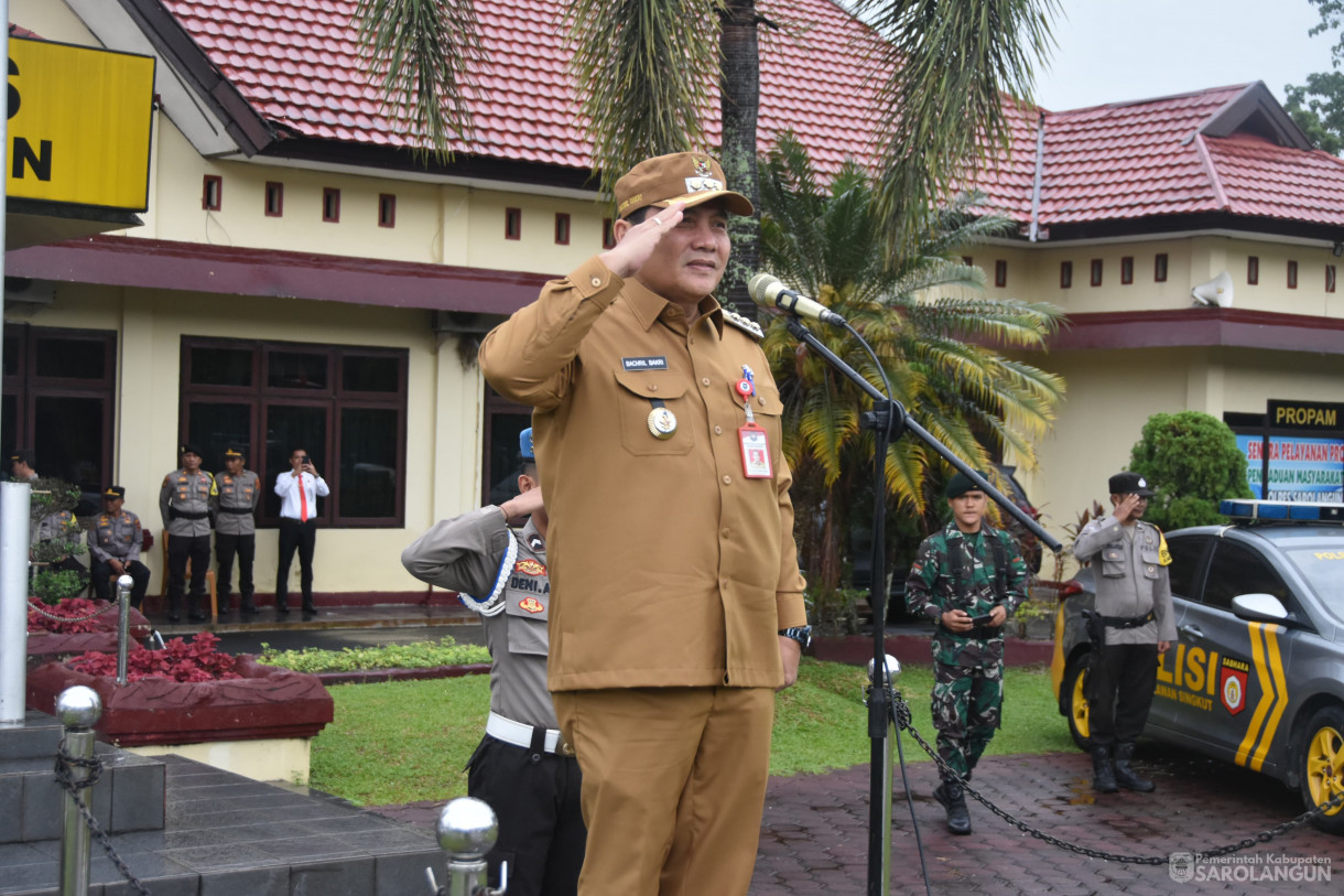 21 Desember 2023 - Apel Gelar Pasukan Operasi Kepolisian Terpusat Lilin 2023 Dalam Rangka Pengamanan Natal Tahun 2023 Dan Tahun Baru 2024