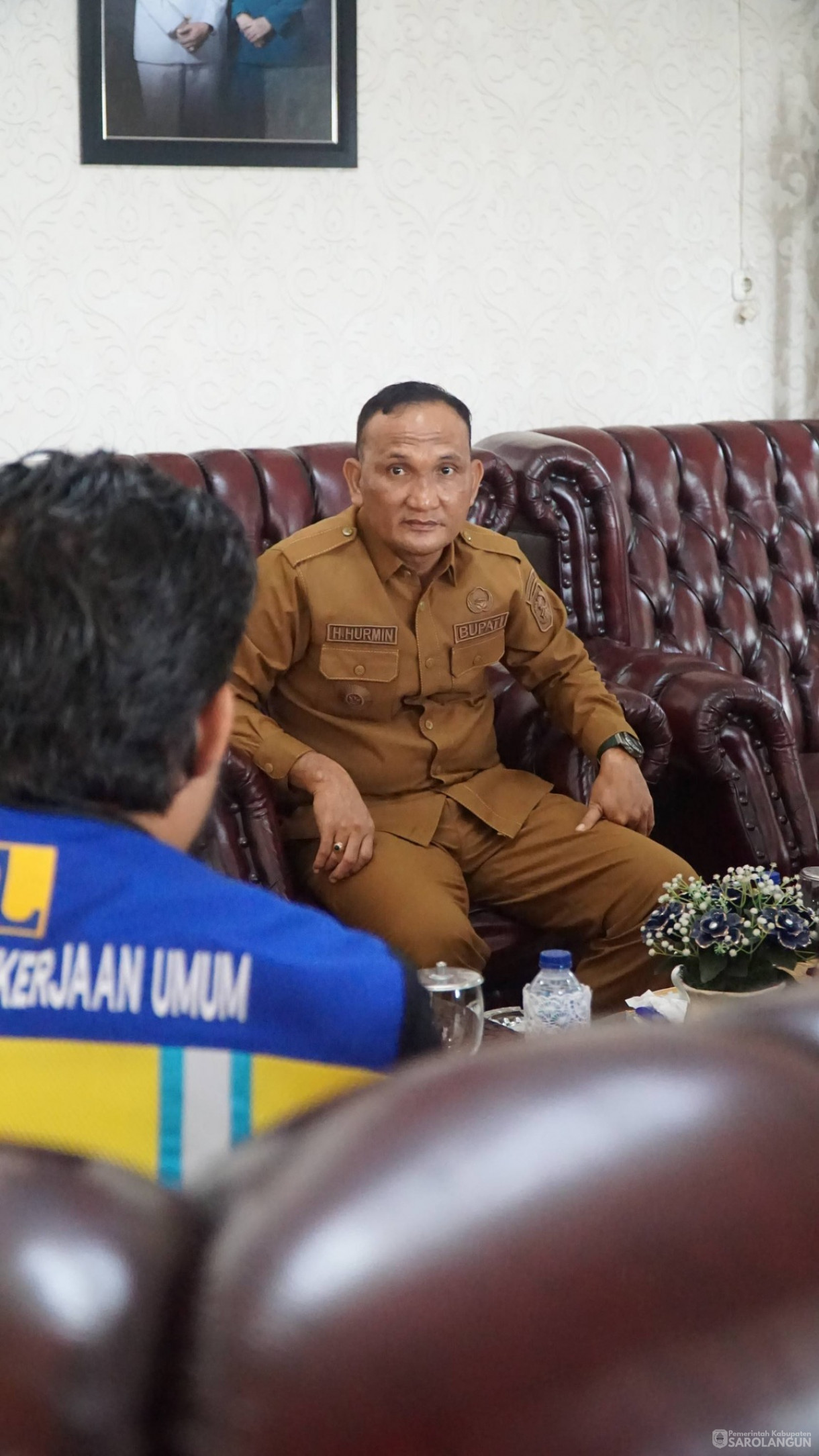 14 April 2026 Audiensi Kepala Balai Wilayah Sungai VI Jambi dengan Bupati Sarolangun terkait Pekerjaan Konstruksi dan Sosialisasi Lanjutan Irigasi D.I. Batang Asai