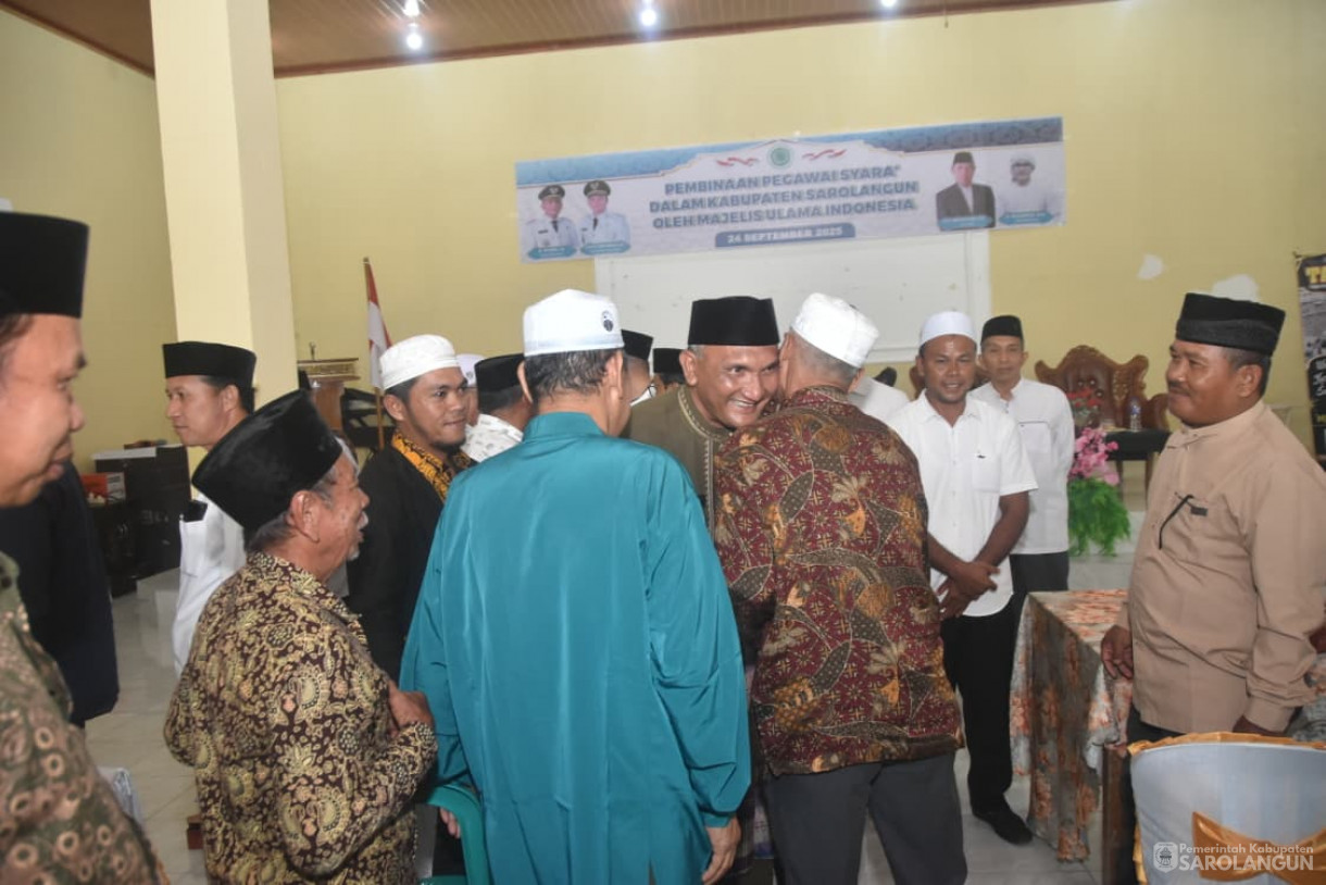 24 September 2025 Pelatihan Pegawai Syara Majelis Ulama Indonesia Kabupaten Sarolangun dengan tema Muzakarah Pegawaia Syara dalam Kabupaten Sarolangun