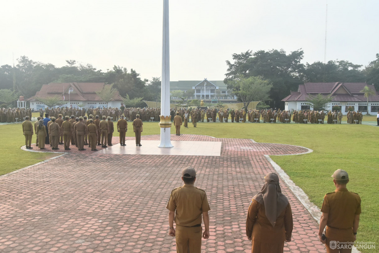 29 Juli 2024 -&nbsp;Apel Gabungan, Bertempat di Lapangan Gunung Kembang Sarolangun