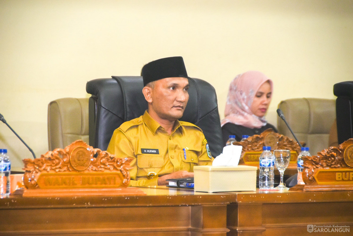 29 April 2025 -&nbsp;Rapat Paripurna Tingkat I Tahap III Jawaban Eksekutif Terhadap Pandangan Umum Fraksi Fraksi DPRD