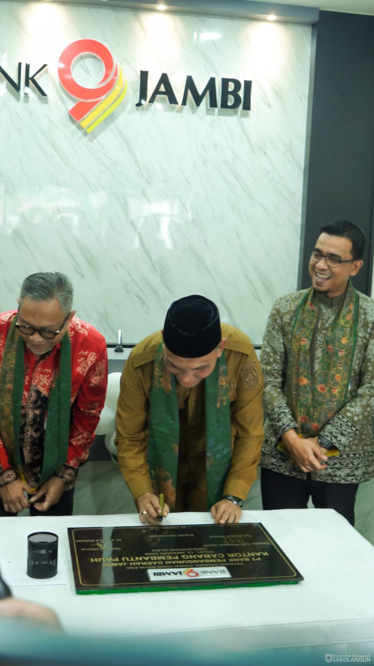 12 Januari 2026&nbsp; Peresmian Kantor Bank Jambi Cabang Pembantu Pauh
