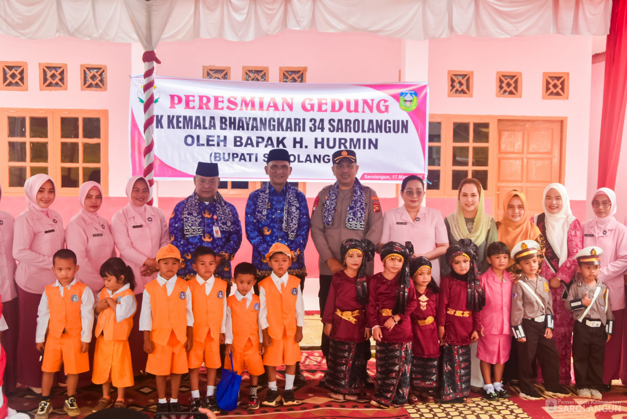 17 Maret 2025 -&nbsp;Peresmian Ruang Kelas Baru TK Kemala Bhayangkari Tahun 2025 di Polsek Kota Sarolangun