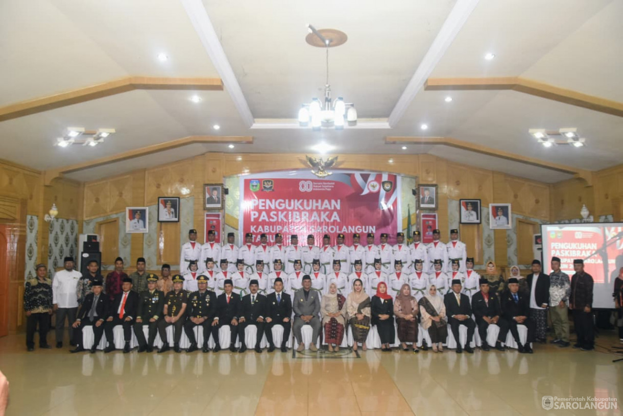 15 Agustus 2025 Pengukuhan Paskibraka Kabupaten Sarolangun