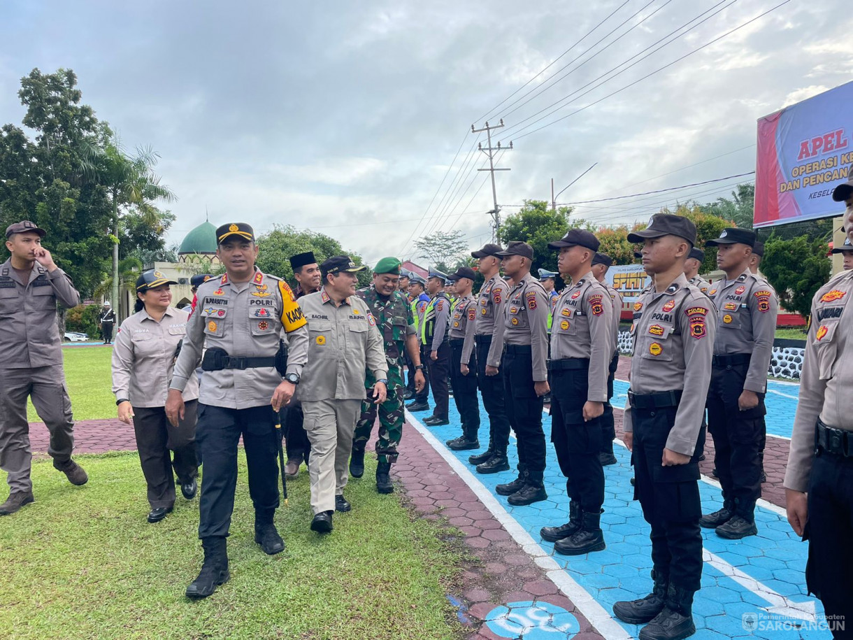 2 Maret 2024 - Apel Gelar Pasukan Operasi Keselamatan Sigitijai Ta 2024 Dan Pencananaan Aksi Keselamatan Jalan, Keselamatan Berlalu Lintas Guna Terwujudnya Indonesia Maju Di Lapangan Polres Sarolangun