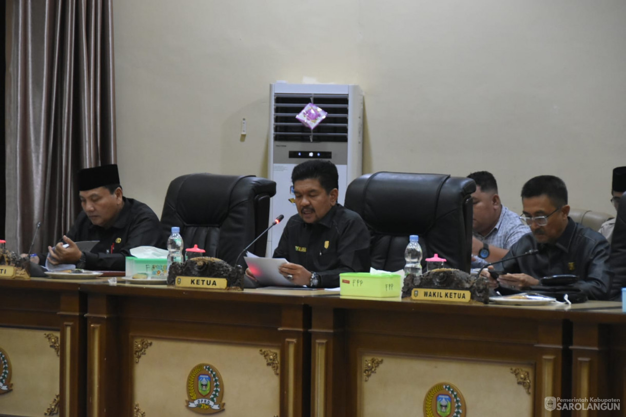 22 September 2023 - Penjabat Bupati Sarolangun Menghadiri Rapat Paripurna Tingkat 1 Tahap 1 di Gedung Dprd Kabupaten Sarolangun