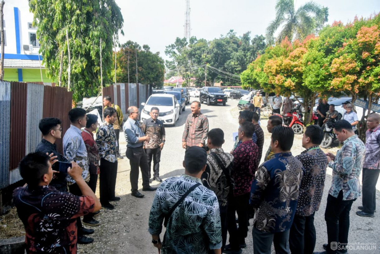 30 Oktober 2025 Peninjauan Proyek PBJ Strategis di RSUD dan Jalan Desa Panti&nbsp; Lubuk Resam