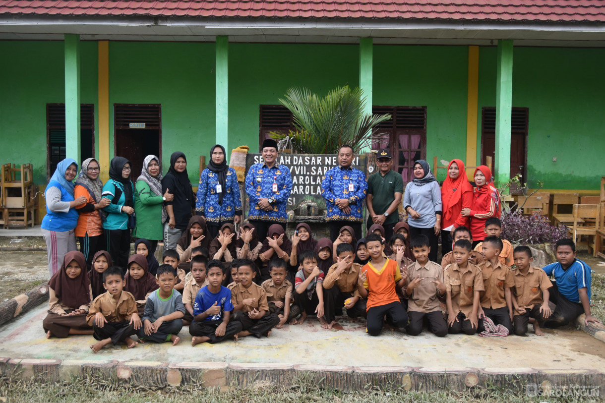 17 Januari 2024 - Meninjau Kondisi Sekolah Pasca Banjir Di Kecamatan Sarolangun