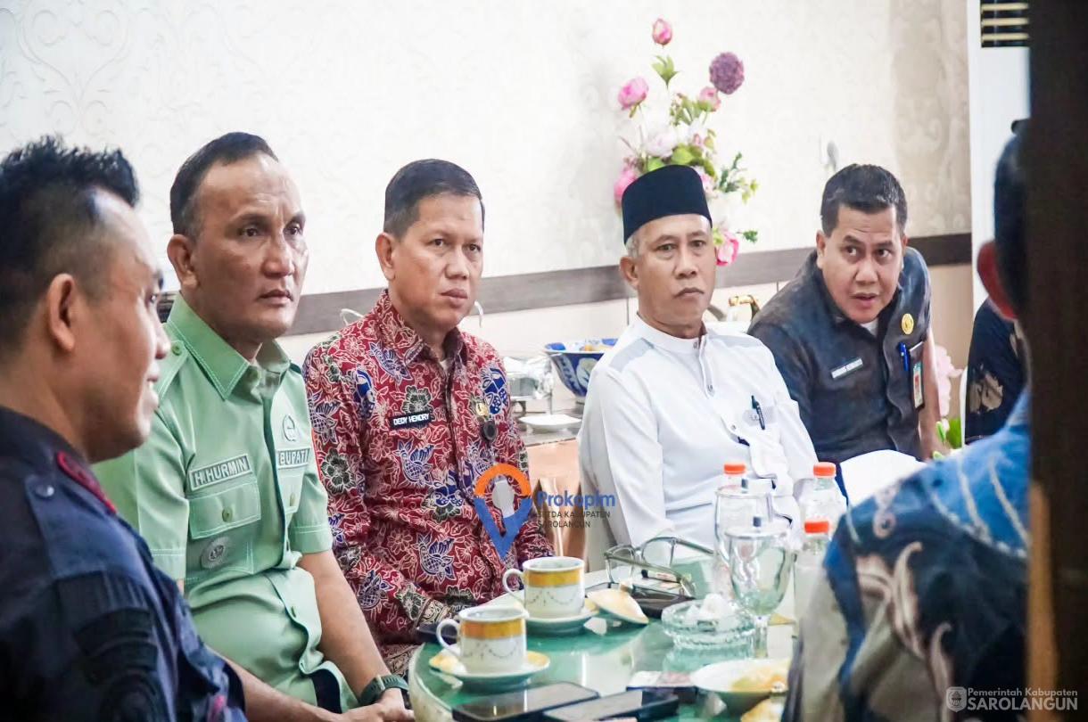 7 Agustus 2026 Audiensi Kepala BNNP Jambi dengan Bupati Sarolangun di Rumah Dinas Bupati Sarolangun