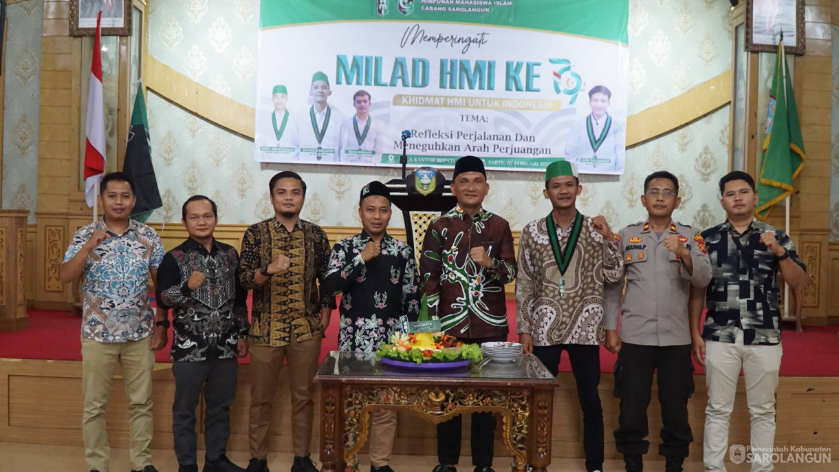 7 Februari 2026&nbsp; Milad Himpunan Mahasiswa Islam Kabupaten Sarolangun ke 79 Tahun