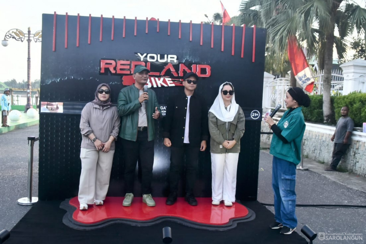 22 Juni 2025 -&nbsp;Deklarasi Anti Narkoba, Bupati dan Wakil Bupati Sarolangun Hurmin dan Gerry Trisatwika Riding Ridevolution Bersama JBI Siginjai Squad&nbsp;&nbsp;