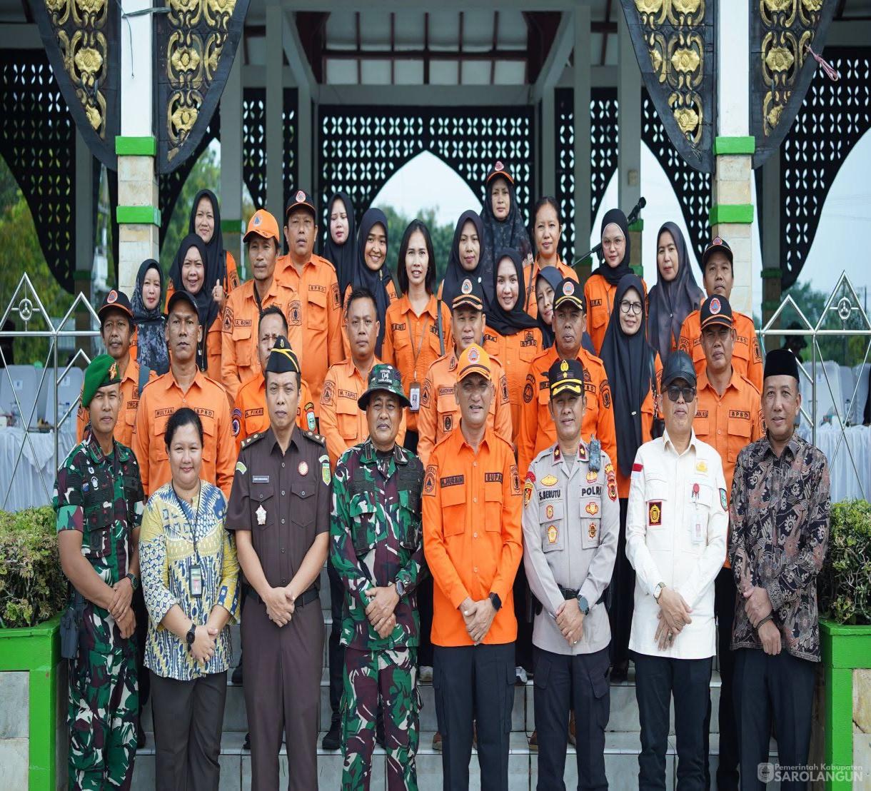 7 Juli 2026 Apel Gabungan dan Gelar Pasukan Siaga Darurat Bencana Kebakaran Hutan dan Lahan di Kabupaten Sarolangun Tahun 2026