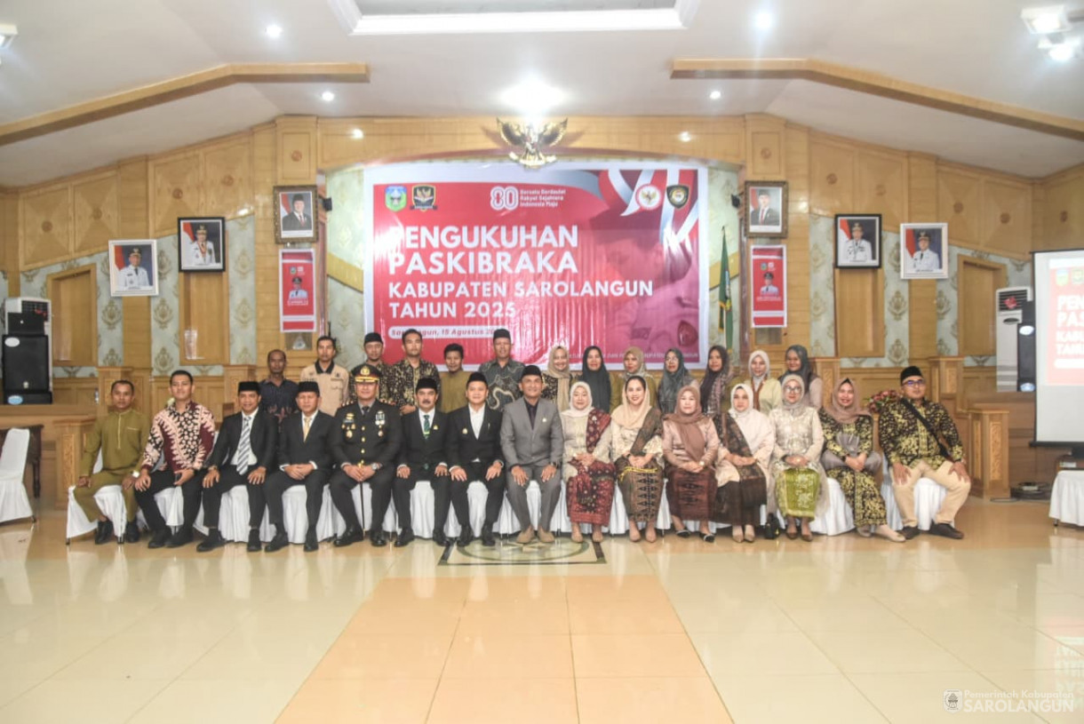15 Agustus 2025 Pengukuhan Paskibraka Kabupaten Sarolangun