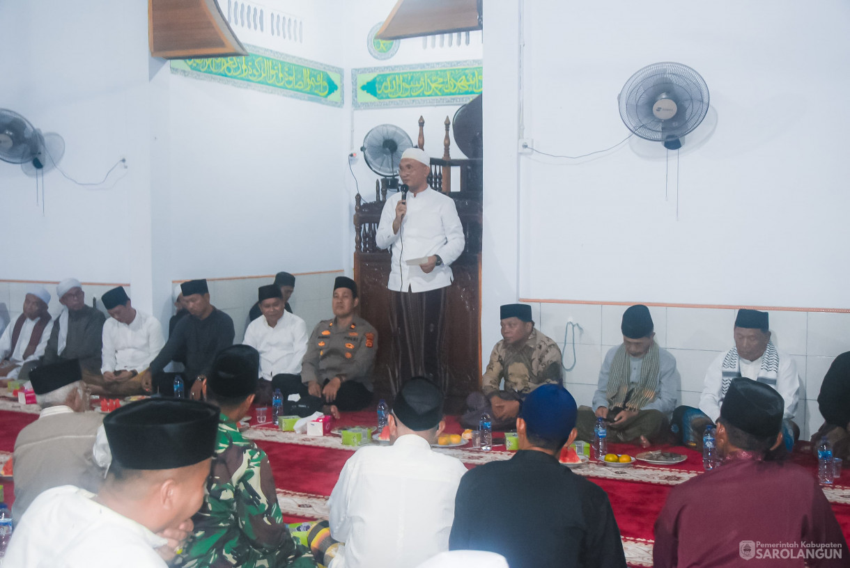 25 Maret 2025 -&nbsp;Buka Bersama Di Kediaman Anggota DPRD Dapil IV Bapak H. Tabroni, Dilanjutkan Safari Ramadhan di Masjid Al Muhajirin Desa Pekan Gedang Kecamatan Batang Asai