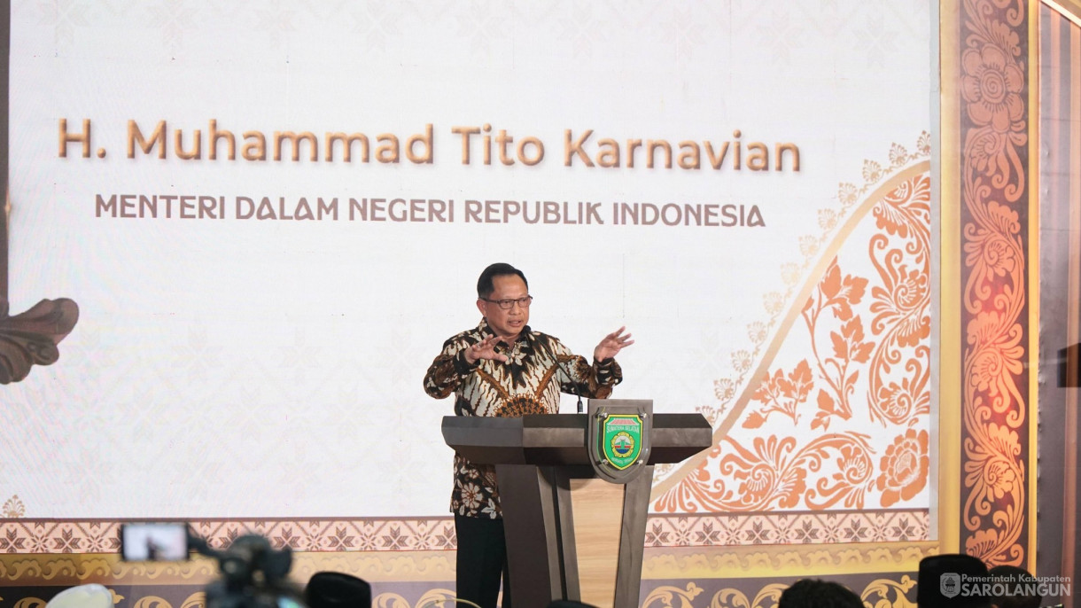 25 April 2026 Bupati Sarolangun menghadiri acara Halal Bihalal Masyarakat Perantau Sumbagsel di Griya Agung Jalan Demang Lebar Daun Kota Palembang