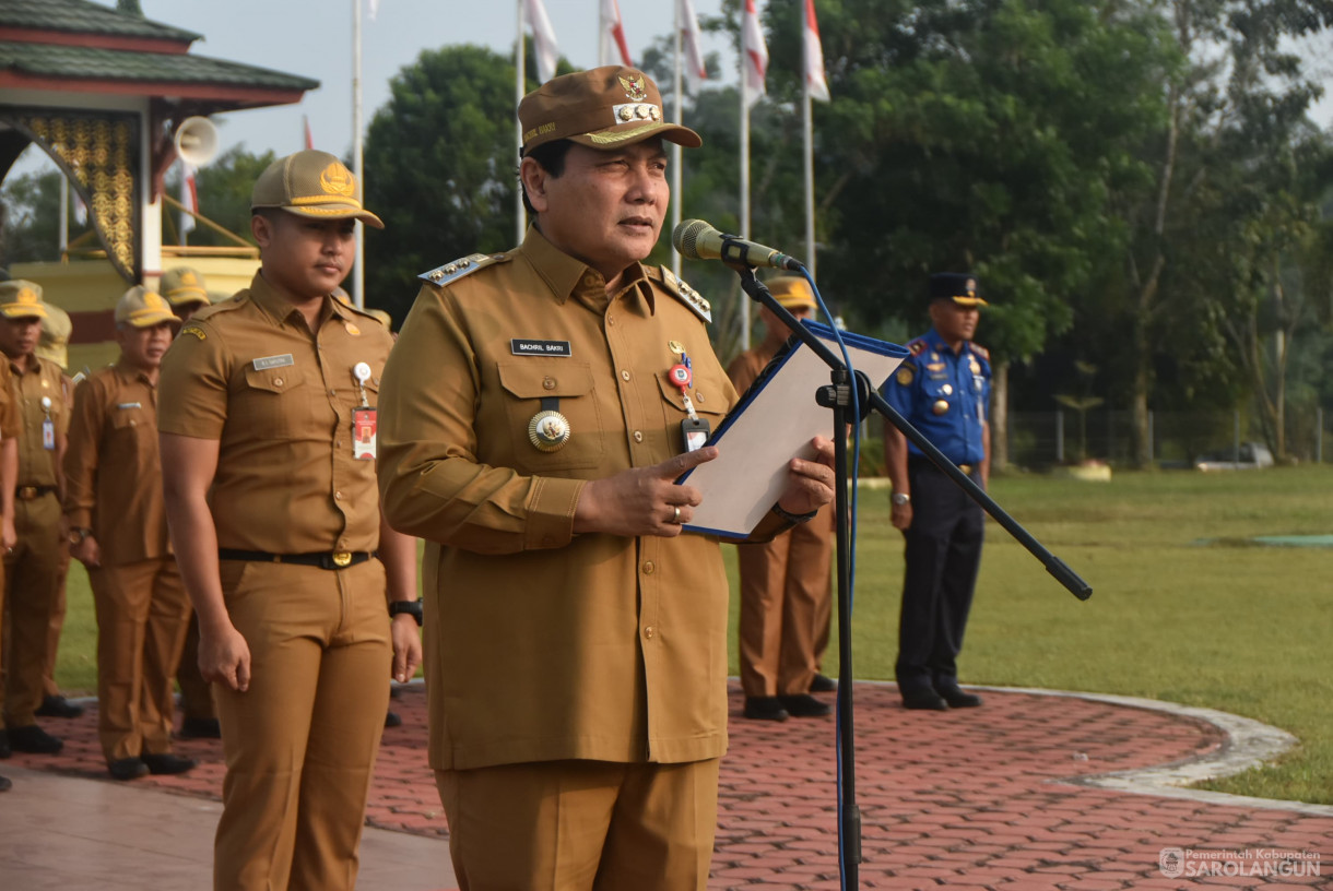 29 Juli 2024 -&nbsp;Apel Gabungan, Bertempat di Lapangan Gunung Kembang Sarolangun