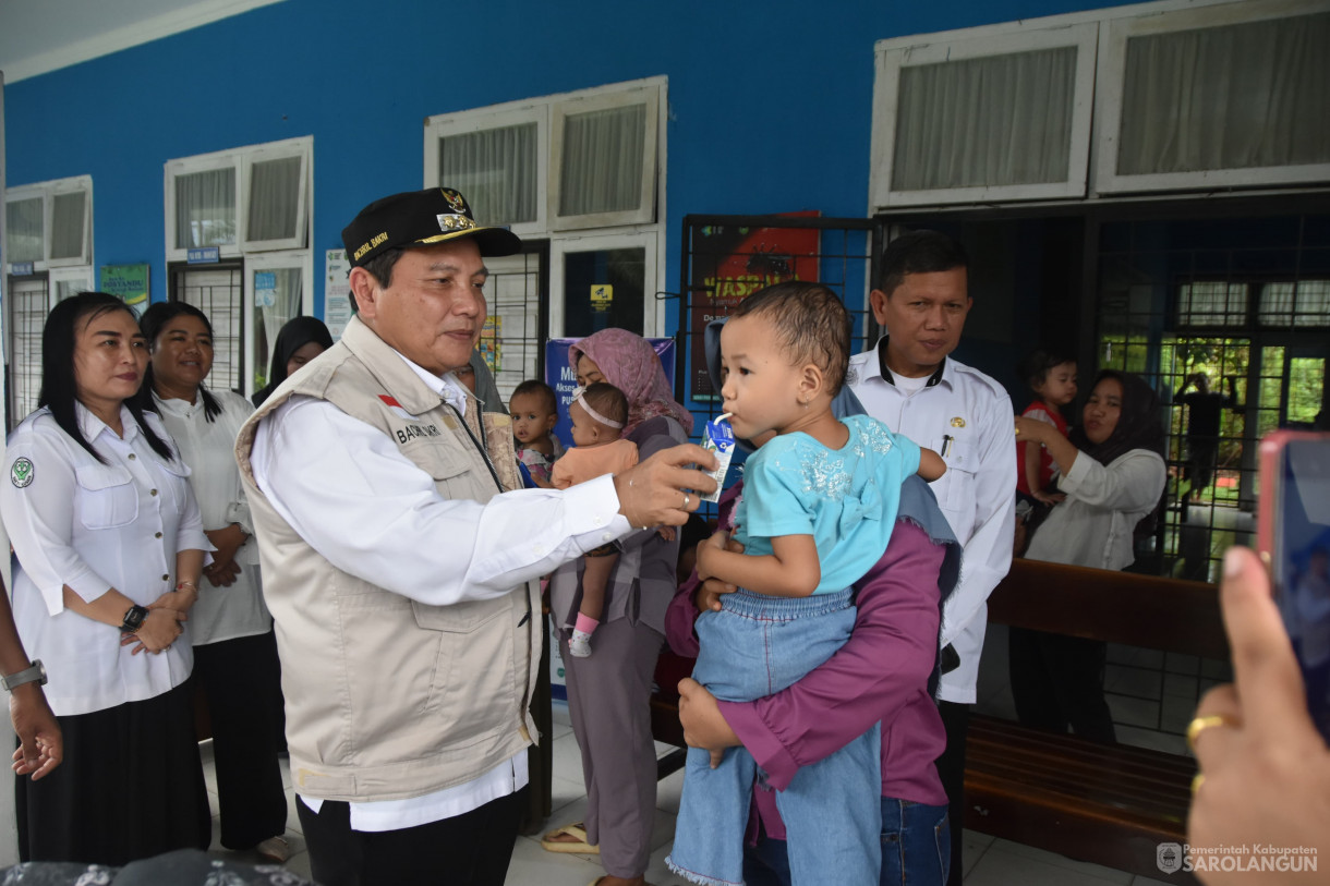 6 Desember 2023 - Memberikan Bantuan Penanganan Stunting Di Puskesmas Sungai Baung Kecamatan Sarolangun