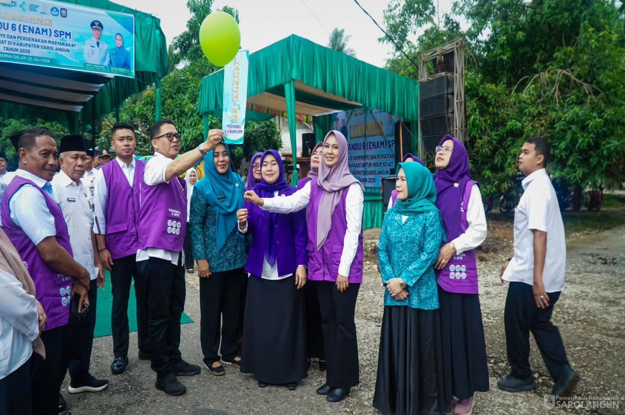 22 Juli 2026 Launching Posyandu 6 di SPM Posyandu Melati, Desa Bernai Dalam, Kecamatan Sarolangun