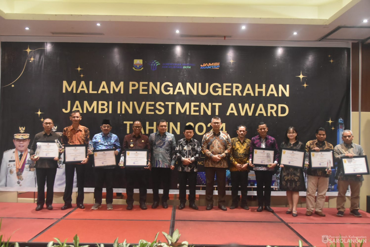 23 Desember 2024 - Malam Penganugerahan Jambi Investment Award Tahun 2024, Bertempat di Aston Hotel Dan Conference Jambi