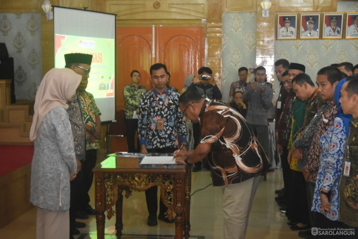 6 November 2025&nbsp; Pembukaan Secara Resmi Kegiatan Sosialisasi Peraturan Pencegahan Korupsi di Kabupaten Sarolangun