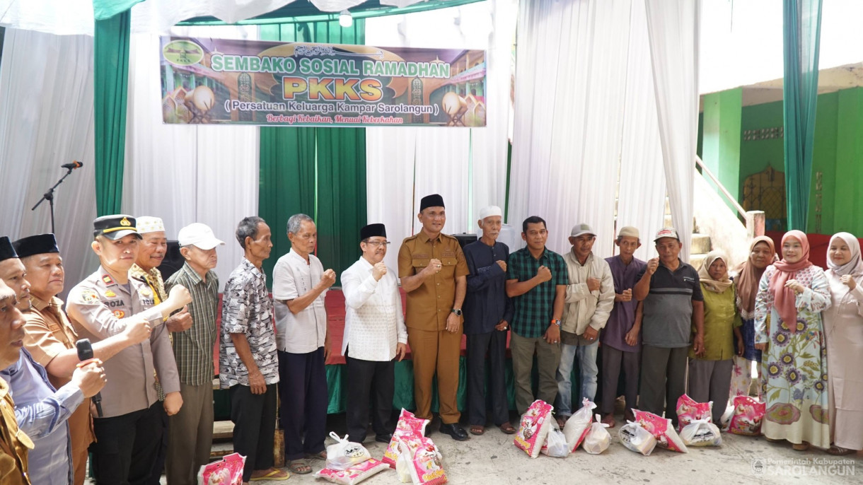 10 Februari 2026 Berbagi Sembako Ramadhan oleh Persatuan Keluarga Besar Kampar Sarolangun bertempat di Madrasah Al Mukarramah Sarolangun