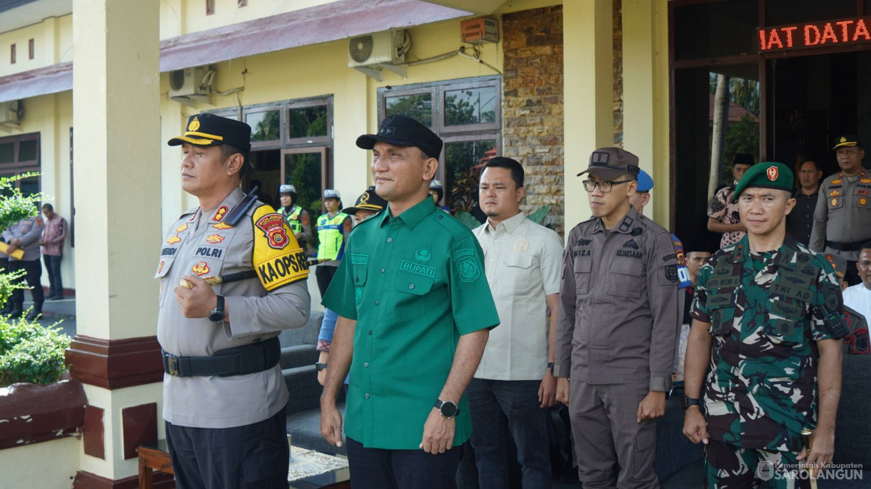 12 Maret 2026&nbsp;Apel Gelar Pasukan Operasi Ketupat 2026 di Lapangan Polres Sarolangun