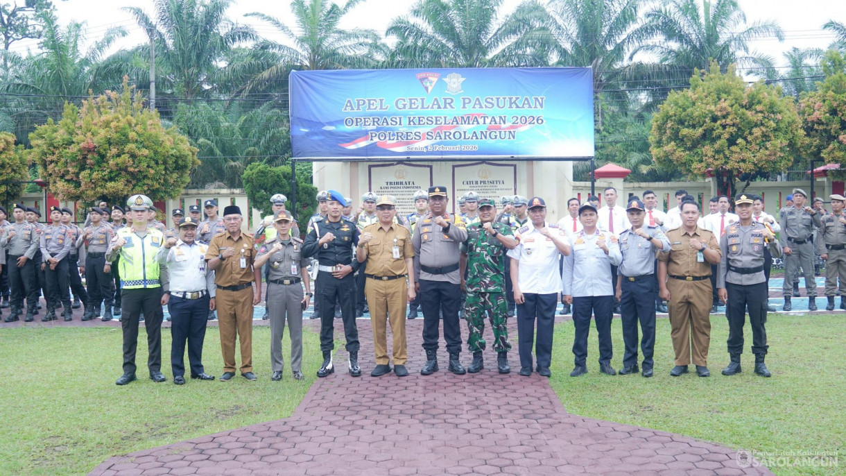 2 Februari 2026&nbsp; Apel Gelar Pasukan Operasi Kepolisian Dengan Sandi Keselamatan Tahun 2026