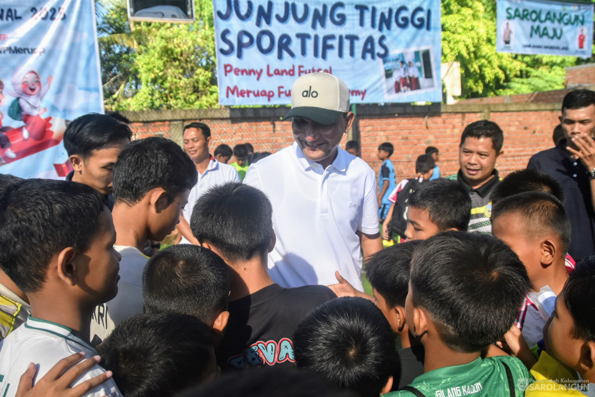 15 Juni 2025 -&nbsp;Pembukaan Turnamen Futsal Tingkat SD seKabupaten Sarolangun