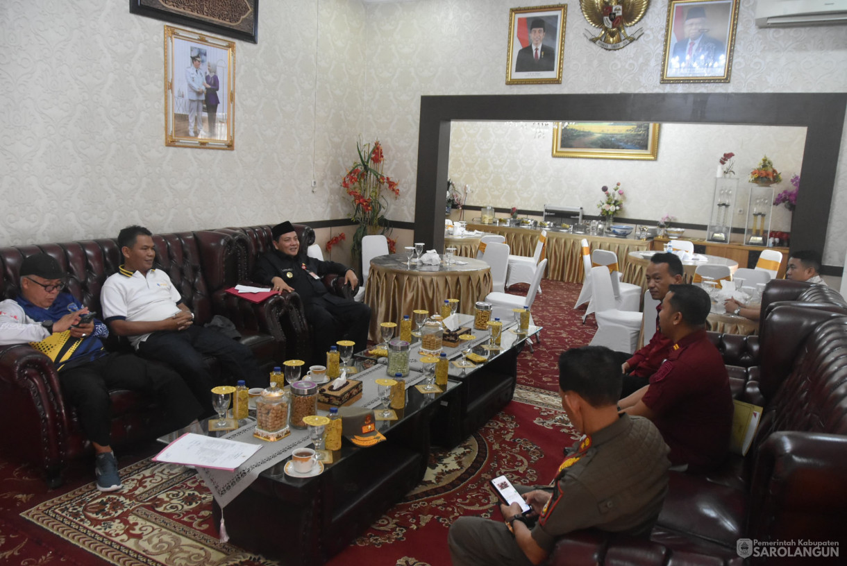 15 Agustus 2024 -&nbsp;Audiensi Dengan Kalapas IIB Sarolangun, Bertempat di Rumah Dinas Bupati Sarolangun