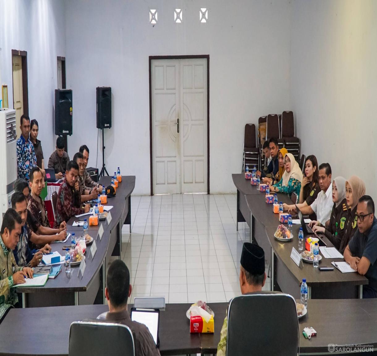 4 Juni 2026 Bupati Sarolangun Menghadiri Pemaparan Proyek Strategis Daerah di Aula Kantor Kejaksaan Negeri Sarolangun